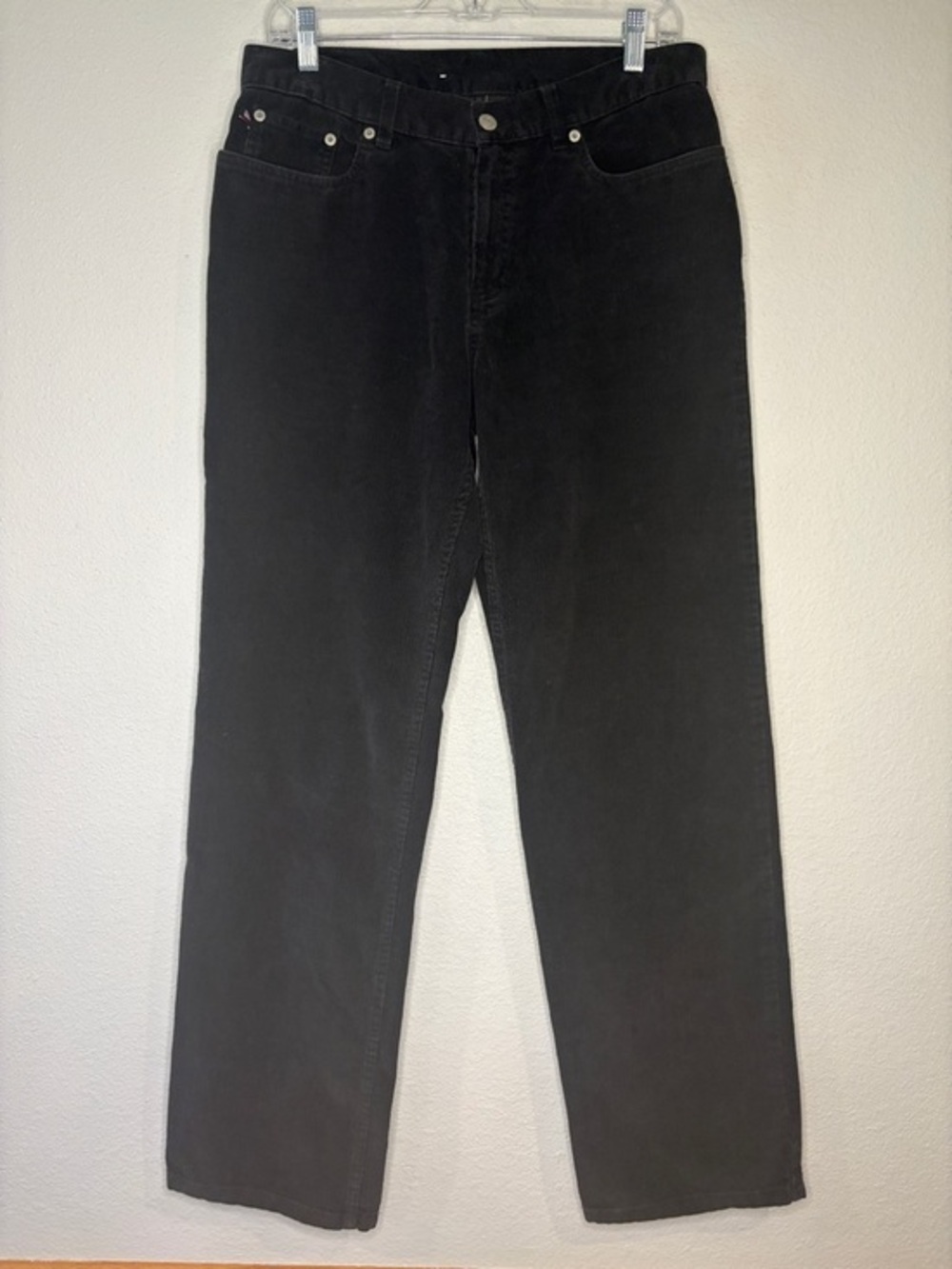 Polo RL Ralph Lauren cotton corduroy straight leg pants jeans black 8